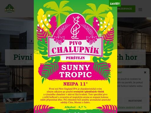 ochutnejte čerstvě vařené pivo z našeho pivovaru, vychutnejte si skvělé pokrmy a užijte si nocleh v našem ubytování.