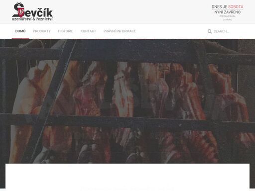 pavel ševčík - uzenářství a řeznictví s produkty tradiční výroby s nezaměnitelnou recepturou.