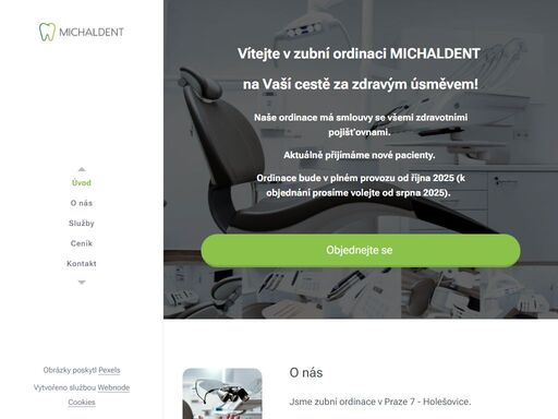 vítejte v zubní ordinaci michaldent
