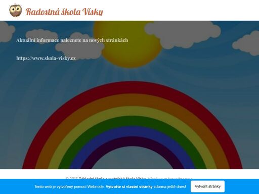 aktuální informace naleznete na nových stránkách