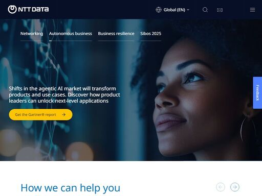 our technology, innovation and comprehensive portfolio of global services enable your business transformation. learn more about ntt data.