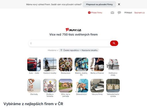 katalog ověřených firem v čr. pravidelně aktualizovaný seznam firem a institucí, aktuální kontakty a uživatelské recenze firem.