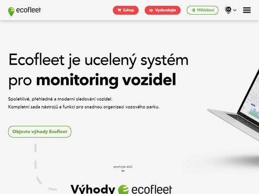 ecofleet je ucelený systém pro monitoring vozidel. kompletní sada nástrojů a funkcí pro snadnou organizaci vozového parku.