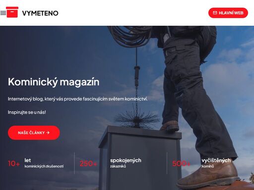 blog zaměřený na kominictví a kominické práce