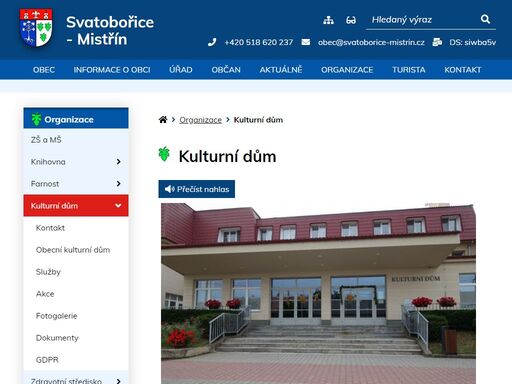 oficiální stránky obce svatobořice-mistřín