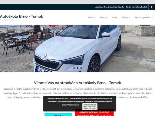 autoškola brno tomek nabízí řidičský průkaz b, řidičák na automat, řidičák na motorku, vrácení řidičského průkazu i kondiční jízdy za přijatelné ceny s přátelským přístupem.