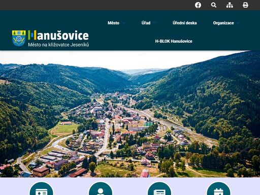 oficiální stránky města hanušovice
