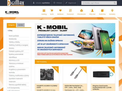 prodej, výkup a servis mobilních telefonů, tabletů a další elektroniky.