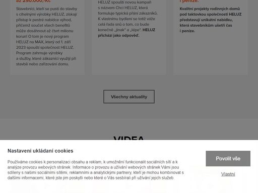 heluz není jen špičková cihla, ale systémové řešení vaší stavby. vyrábíme cihly s různými parametry, stropy, překlady a komíny. nabízíme kompletní systém, který do sebe zapadá a tím zrychlí a zlevní celou stavbu. dodáváme také materiály pro zdění – lepidla na cihly, tepelněizolační malty, omítky a zdicí pěnu. z našich výrobků tak může vzniknout celá hrubá stavba.