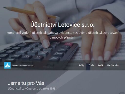 kompletní vedení účetnictví, daňová evidence, mzdového účetnictví, zpracování daňových přiznání