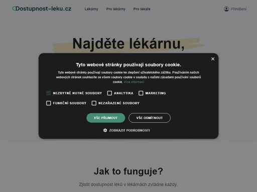 lékárna, lék na předpis, dostupnost léků, vyhledávač léků, skladové zásoby léků, skladové zásoby léků, hlídání dostupnosti léků, léky na skladě, dostupnost-leku.cz najděte si lékárnu pro svůj lék na předpis - vyhledávač dostupnosti léků.