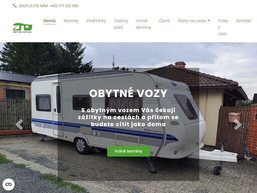 chcete si rezervovat obytný vůz?