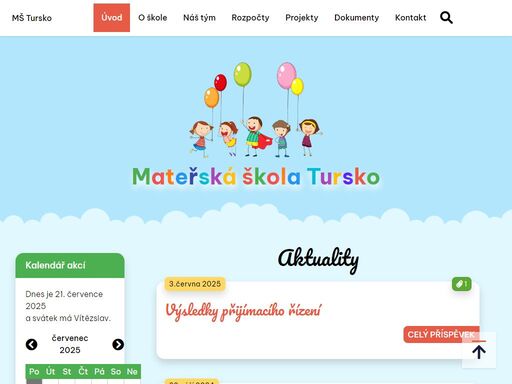mateřská škola tursko, okres praha západ
