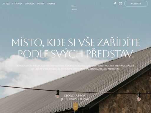 nabízíme pronájem celého objektu stodoly včetně ubytování tak, aby vás při vašem dni nikdo nerušil a měli jste dostatek soukromí.