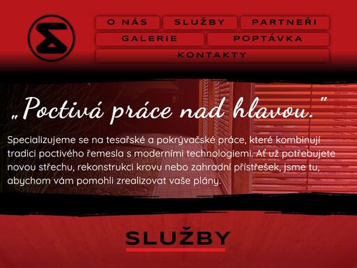 vítejte na stránkách naší firmy sm rooftech s.r.o. zabývající se tesařskými, pokrývačskými a klempířskými pracemi - střechami na klíč. se zkušenostmi v oboru nabízíme komplexní služby, které se vyznačují vysokou kvalitou, precizním zpracováním a důrazem na detaily.