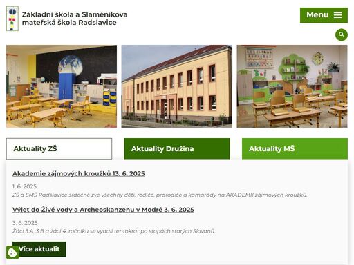 jsme krásná, barevná a moderně vybavená vesnická škola, ve které se nyní vzdělává 79 žáků v 5 třídách s pěti ročníky.  náš švp vychází z myšlenky otevřenost pro všechny. respektovali jsme zásadu rovnoprávného přístupu k základnímu vzdělání pro všechn