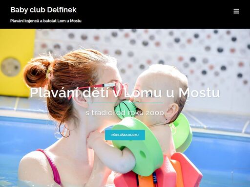 jsme akreditovaným centrem plavání kojenců s tradicí. bezpečný a čistý bazének v rodinném domě je tu pro vás už od roku 2000.