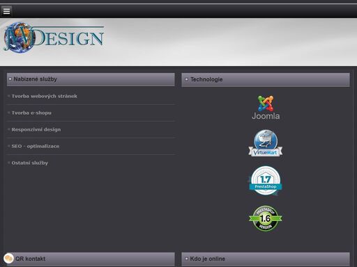 tvorba webových stránek rychle, levně a kvalitně! originální design, optimální webhosting a důkladné seo. redakční systém joomla, virtuemart, prestashop, magento.