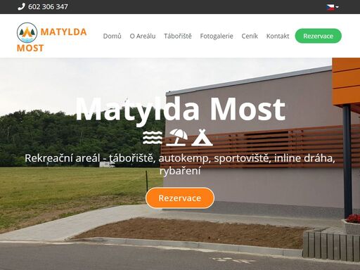 matylda most - tábořiště, autokemp matylda most, rekreace most