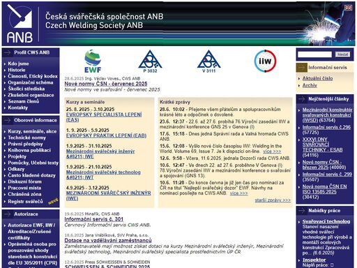 cws anb - česká svářečská společnost