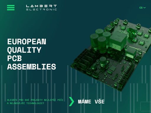 hledáte pro své projekty nejlepší péči a nejnovější technologie? máme vše. lambert electronic nabízí kompletní služby v oblasti osazování pcb.