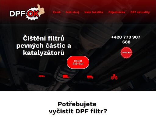 nabízíme nejlevnější a nejkvalitnější čištění dpf filtrů v ostravě a okolí. 
ozvěte se nám a my se postaráme o odvoz, vyčištění a doručení!