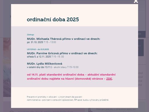 mudr. jitka macková - praktický lékař pro děti a dorost - veselí nad moravou.
