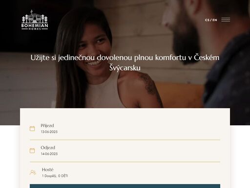 utečte do bohemian homes, kolekce útulných dřevěných domů zasazených do srdce přírody u národního parku české švýcarsko. užijte si moderní vybavení, soukromé wellness zóny a nádherné okolí ideální pro jóga retreaty, klidné úniky do přírody a venkovní dobrodružství.