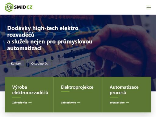 výrobní firma s focusem na elektroprojekční činnost a výrobu high-tech elektrorozvaděčů. smidcz - váš partner pro průmyslovou automatizaci.