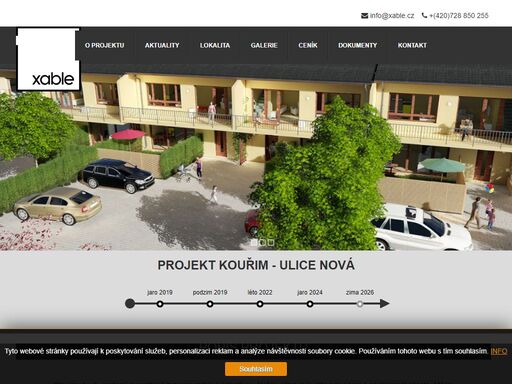 nabízíme vám 18 nových bytů v projektu ulice nová. byty jsou dispozičně řešeny od 2+kk do 3+kk, jejichž velikost se pohybuje v rozmezí  46,62m2 – 89,19m2, přiče