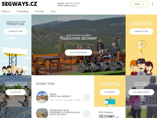 půjčovna vozítek segwaysegway 