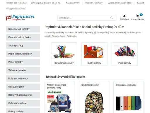 kompletní papírenský sortiment. kancelářské potřeby, výtvarné potřeby, školní a umělecký sortiment, psací potřeby parker a regal - papírnictví.