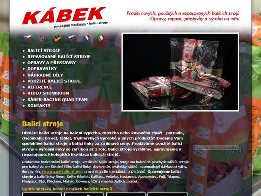 balicí stroje na balení potravin, chemikálií a tablet dodáváme, opravujeme a repasujeme. balící stroje na malá spotřebitelská balení do 5 kg za výhodné ceny na míru. 