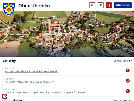 oficiální webová prezentace obce uhersko