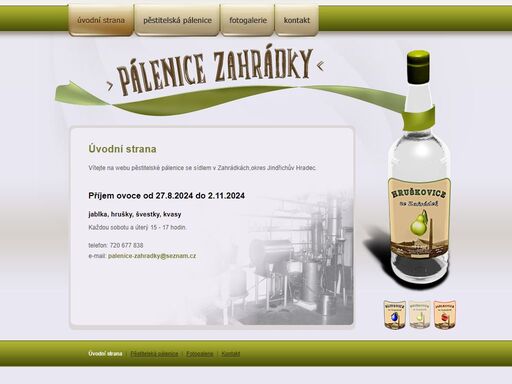 pálenice zahrádky