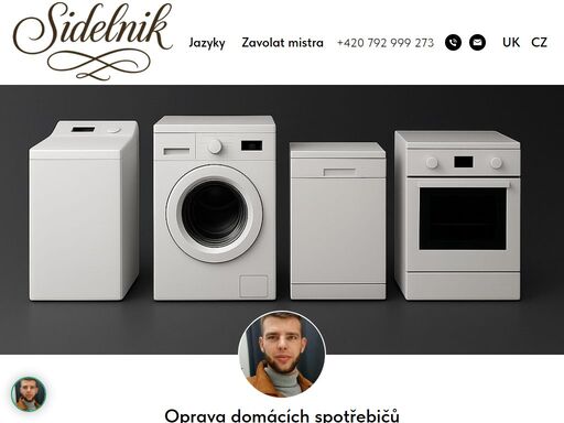 profesionální opravy praček, sušiček, myček a elektrických trub v praze a táboře. technik přijede k vám domů, rychlá diagnostika, záruka na práci.