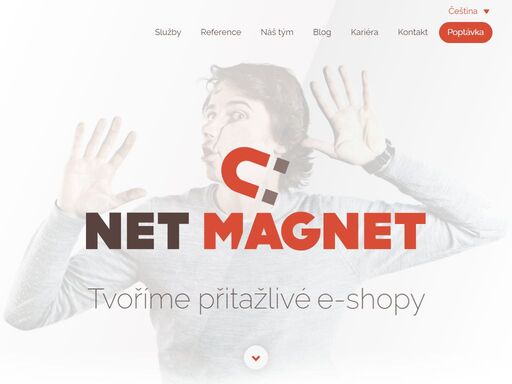 uděláme z vašeho webu magnet na zákazníky. tvoříme weby a aplikace na míru, na které přitahujeme návštěvnost návratným marketingem.