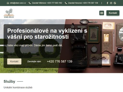 pomáháme starým věcem najít nový domov. výkup, sanace, likvidace - rychle, ekologicky a s respektem. co nelze zachránit, zlikvidujeme. staré věci si zaslouží další šanci.