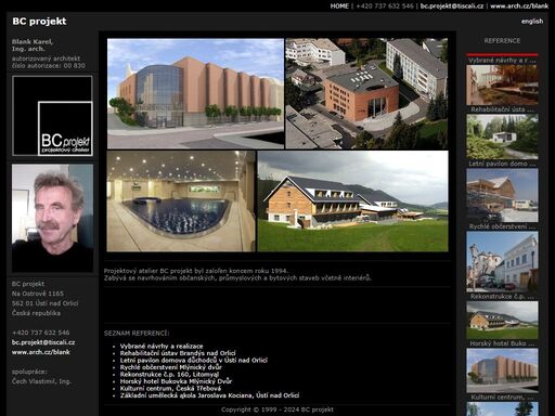 bc projekt, blank karel, ing. arch., architekt, czech, architect bc projekt, blank karel, ing. arch.