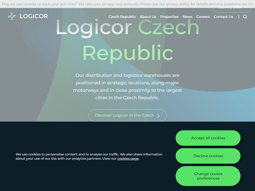 we source, acquire and develop land in key markets across the czech republic, coupled with modernising our existing portfolio, to deliver modern logistics warehouses for our customers.