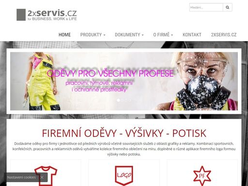 oděvy, textil, výšivky, potisk, reklamní předměty, korporátní odívání, signmaking oděvů