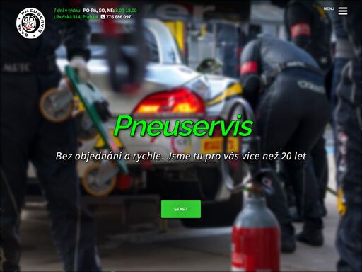 pneuservis autoservis sapa, libušská 514 praha 4 142 00. přezutí auta od 980 kč. bez objednání. otevřeno denně od 8-18h