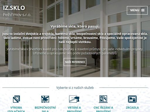jsme sklenáři. vyrábíme skla na míru, izolační a bezpečnostní skla. skla řežeme, brousíme a vrtáme, dokud nejsou dokonalá.