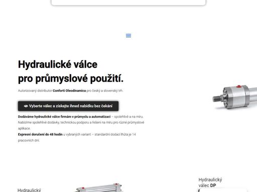 hydraulické válce vhodné pro upínací přípravky, automatizované linky a jednoúčelové stroje. vysoká přesnost, kompaktní provedení a spolehlivost.