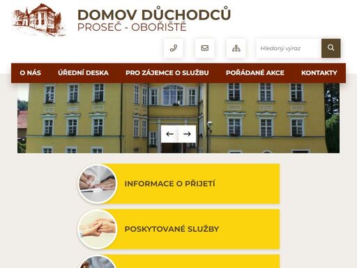 domov důchodců proseč-obořiště, příspěvková organizace