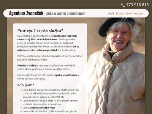 péče o seniory a osoby se zdravotním postižením - domácí péče pro jejich lepší život