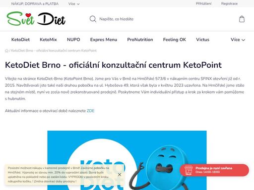 ketodiet brno - oficiální konzultační centrum ketopoint, svět diet