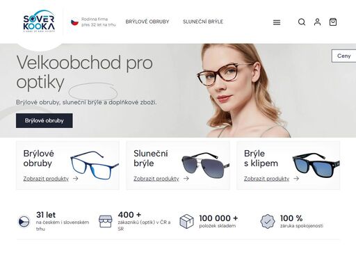 jsme rodinná firma  s tradicí již od roku 1991. zabýváme se velkoobchodem brýlovými obrubami, slunečními brýlemi a doplňkovým optickým zbožím s působností po celé české a slovenské republice. klademe důraz na profesionalitu?a férový přístup k obchodním partnerům.pro všechny naše kolekce jsme výhradními dovozci pro čr.…