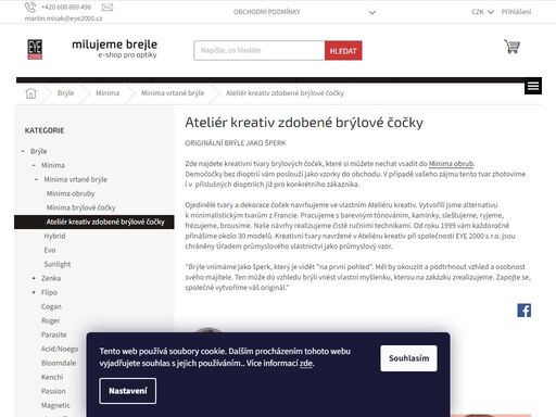 ateliér kreativ zdobené brýlové čočky, eye 2000 s.r.o.