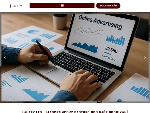 jsme laufey ltd. pomáháme firmám růst, budovat silnou značku a dosahovat obchodních cílů. věříme, že marketing je klíčem k úspěchu každého podnikání.